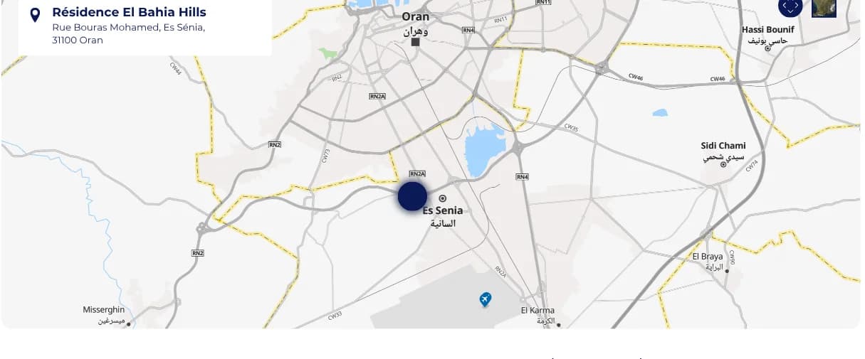 Résidence El Bahia Hills, Rue Bouras Mohamed, Es Sénia, 31100 Oran